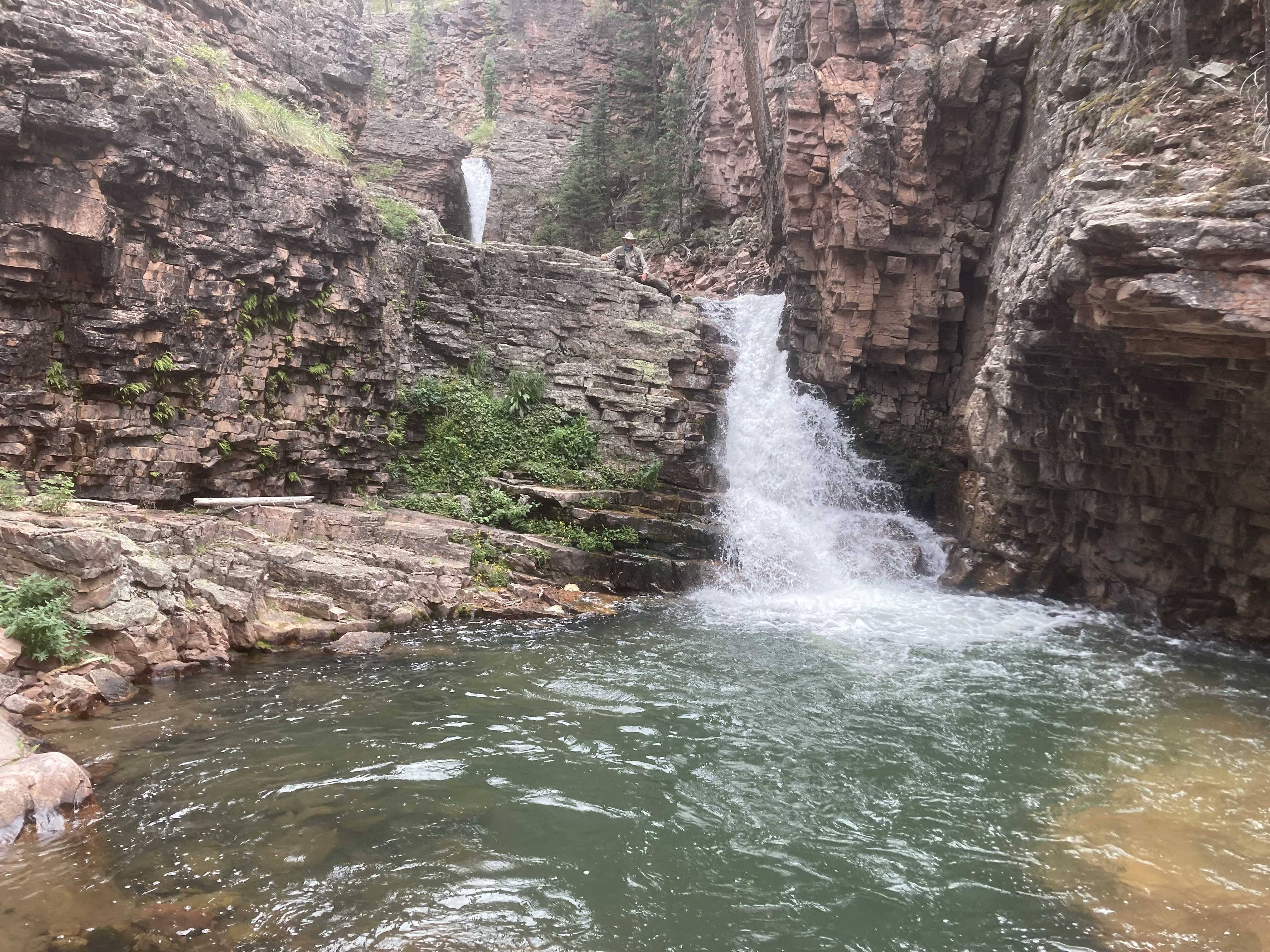A photo of Osweep Creek, a stream complex in the Lake Fork drainage in the High Uintas wilderness. Utah Division of Wildlife Resources biologists began rotenone treatments to clear a future path for native Colorado River cutthroat trout species to return as early as 2024.