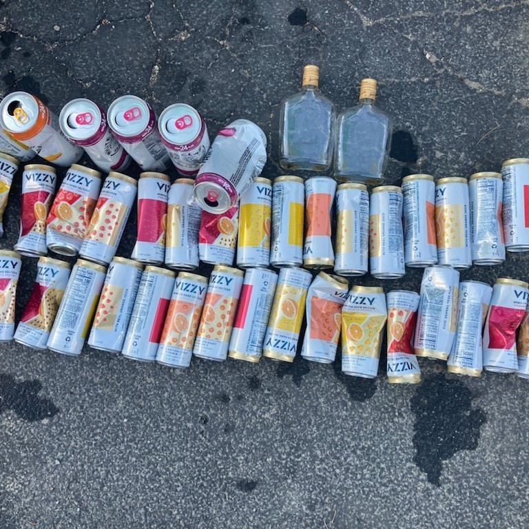 Sandy police say they recently arrested a drunken man driving with a blood-alcohol content more than five times the legal limit and with more than three dozen open containers in his car.