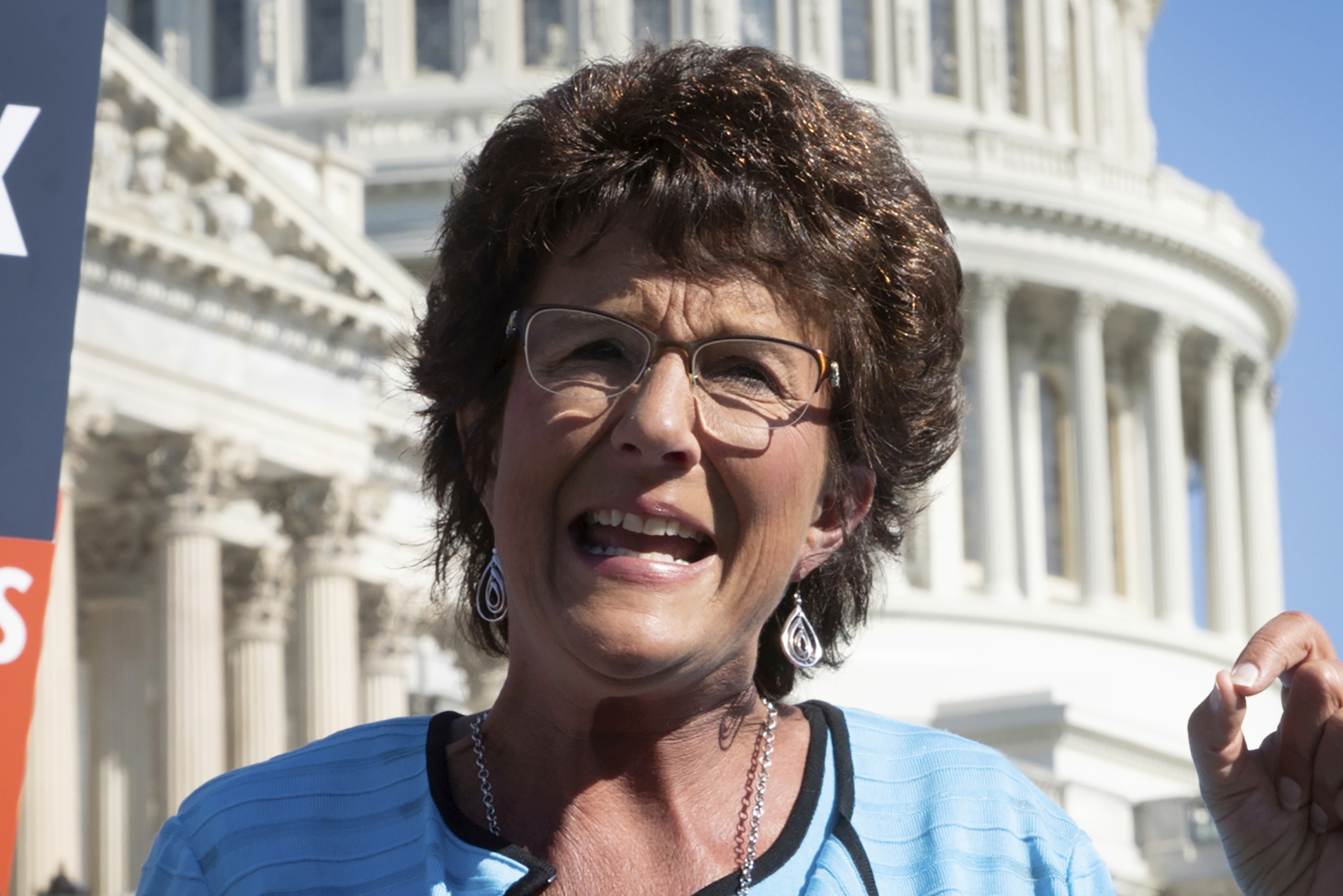Rep. Jackie Walorski, R-Ind., speaks on Capitol Hill in Washington. Walorski's office says that she was killed Wednesday, Aug. 3, in a car accident.  