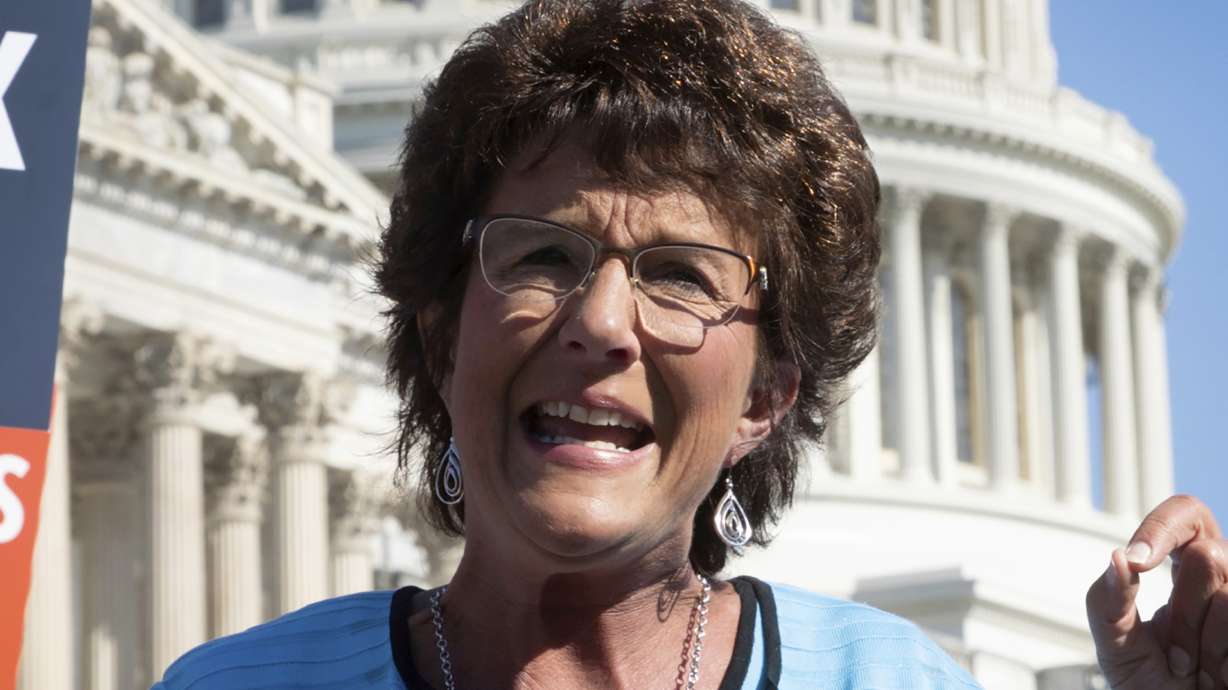 Rep. Jackie Walorski, R-Ind., speaks on Capitol Hill in Washington. Walorski's office says that she was killed Wednesday, Aug. 3, in a car accident.
