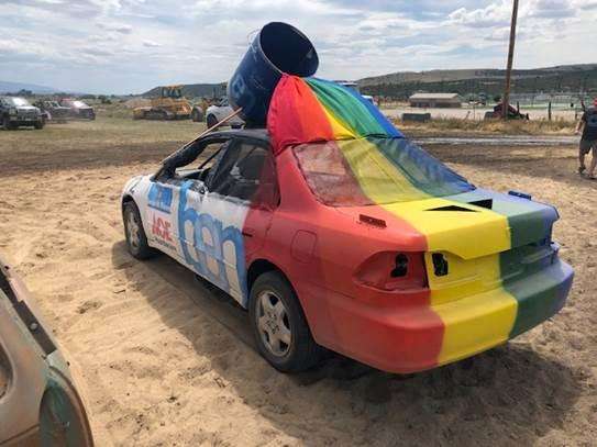Fairview Demolition Derby crashes the party