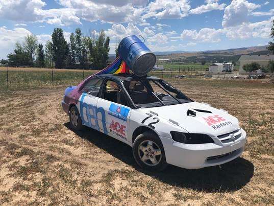 Fairview Demolition Derby crashes the party