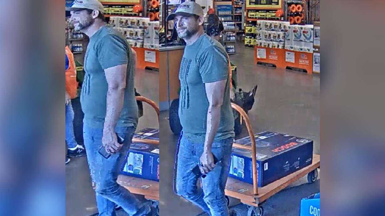 Surveillance photo released by police in Georgia shows a suspected shoplifter bearing an uncanny resemblance to actor Bradley Cooper.