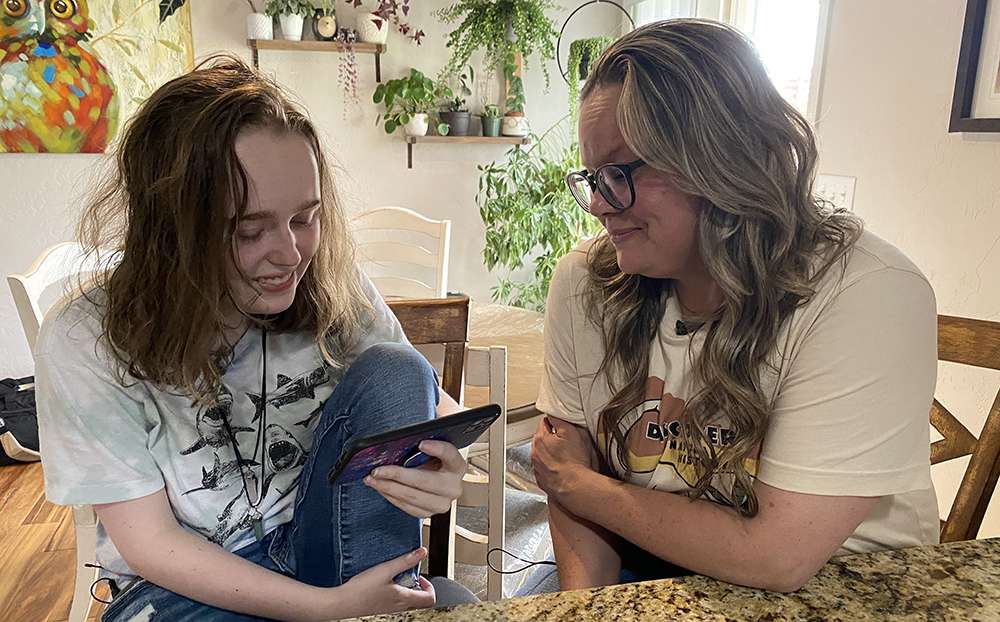 Abigail Harris, left, has endured multiple tests, biopsies, endoscopies, medications and other treatments to cure her chronic hiccups but nothing has helped.