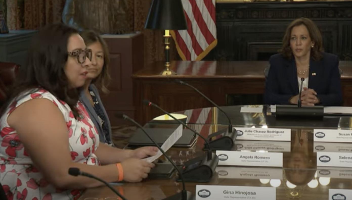 Utah legislator among Latina lawmakers who met with VP Harris about reproductive rights