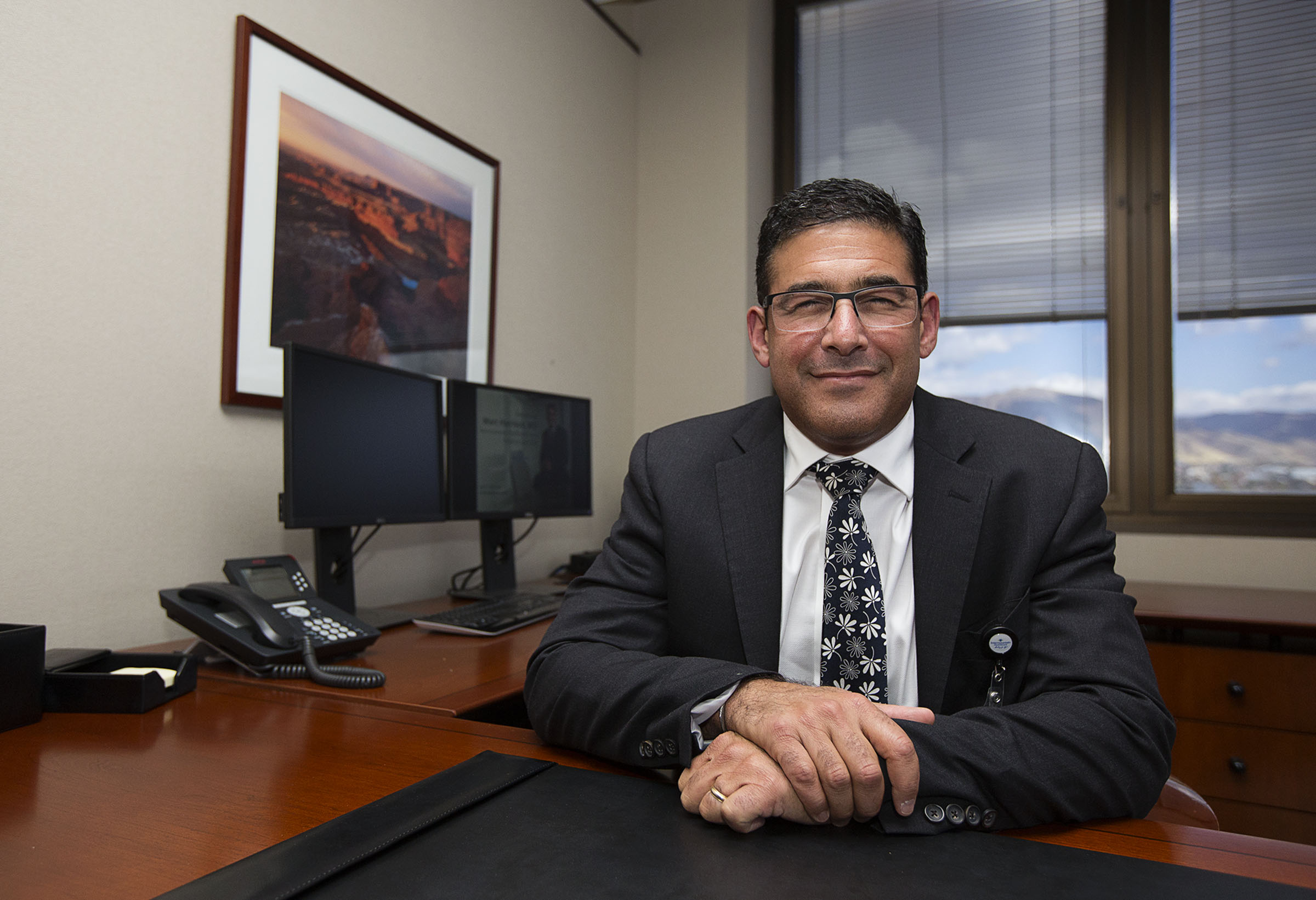 Intermountain Healthcare announced Thursday that its president and CEO Dr. Marc Harrison has accepted another position elsewhere and will be transitioning out of his role this fall.