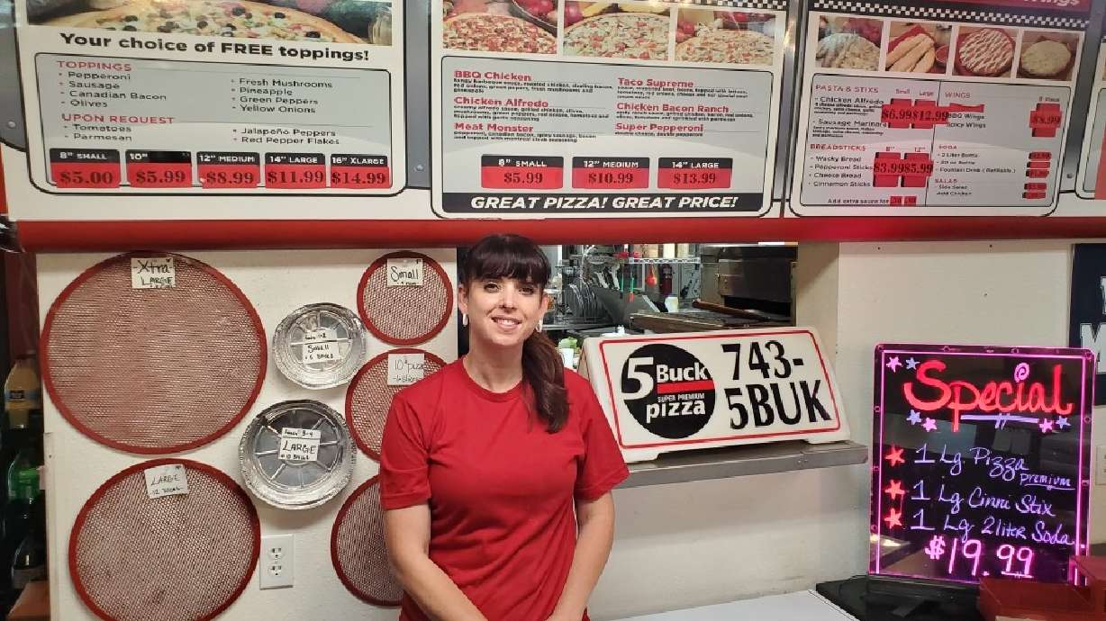 Patricia Haupt's 5 Buck Pizza in Fillmore has a secret recipe to success that extends well beyond her pizza making her restaurant one of the few standing in the state.