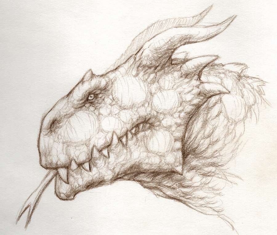 Though not a final design, this is a concept drawing for what the Bear Lake Monster could look like in the film. “Since I want this film to be for all audiences, there’s a fine line there with how terrifying the monster will be,” Brandon Smith says.