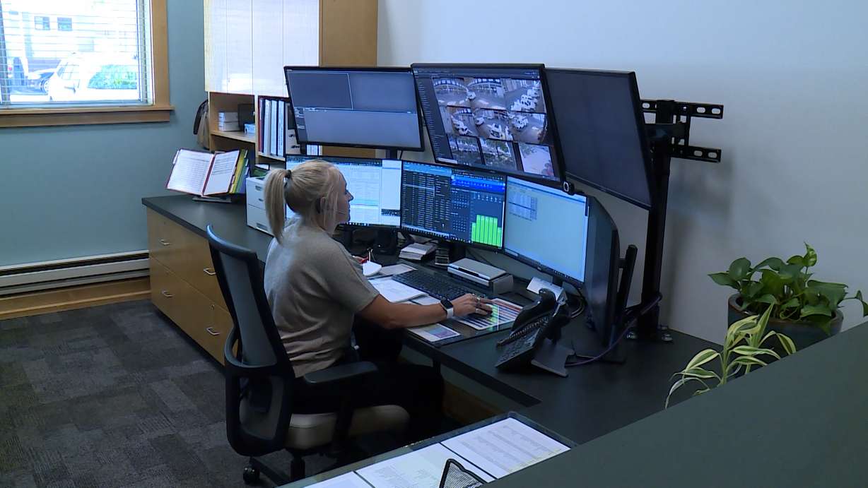 The Davis School District now has an around-the-clock monitoring center, where it can keep eyes on cameras and conditions across 120 buildings.