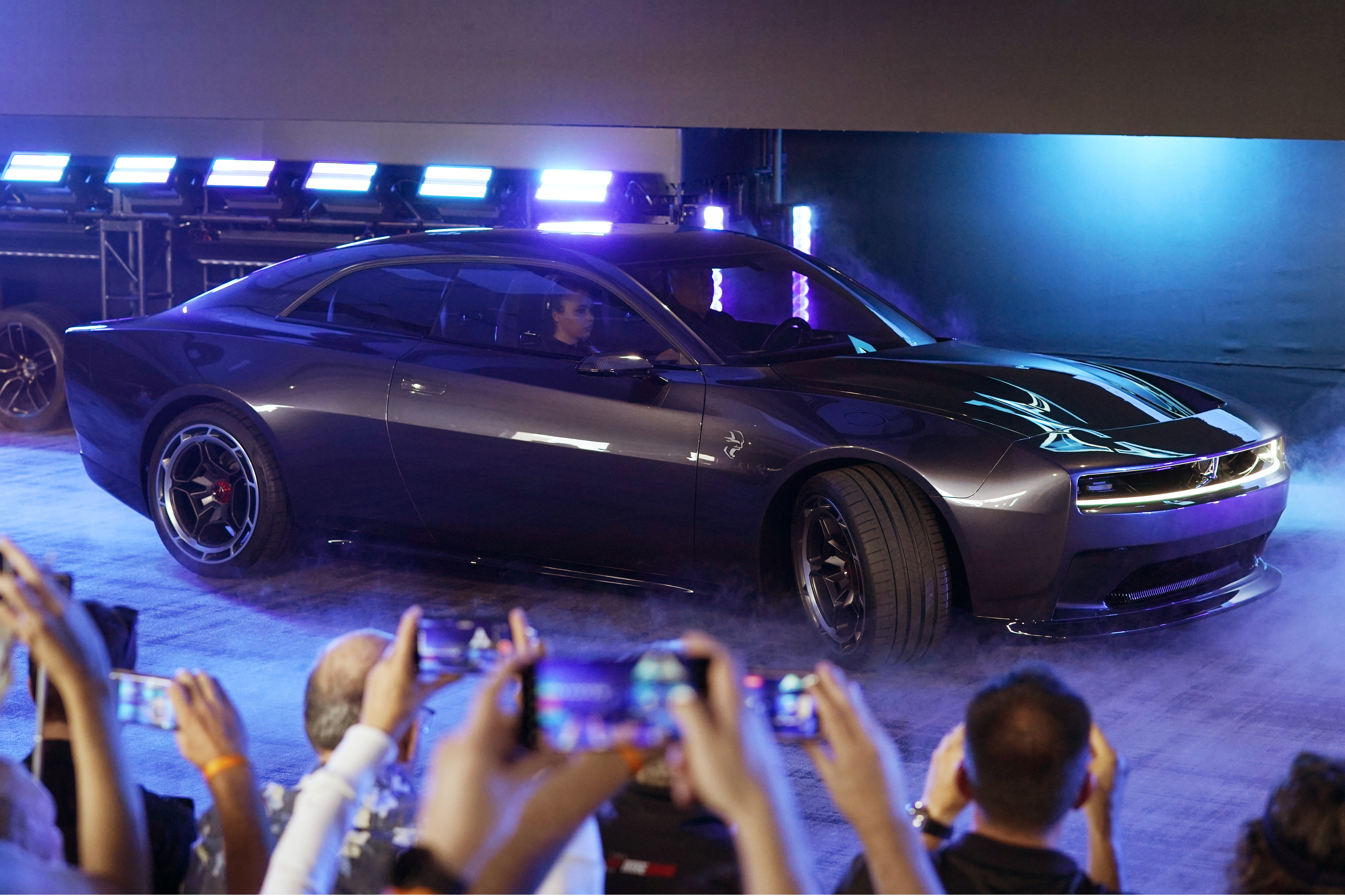 The Dodge Charger Daytona SRT concept was revealed, Wednesday, in Pontiac, Michigan.