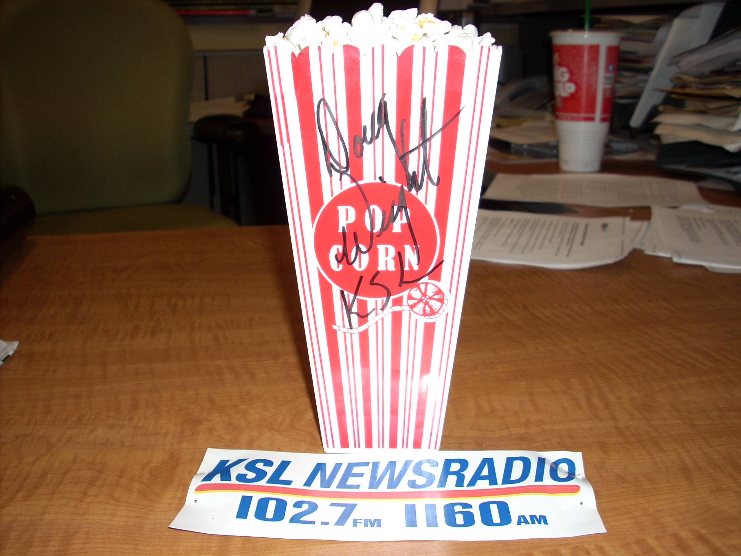 DOUG'S TUB OF POPCORN FOR CHARITY AUCTION ON EBAY!