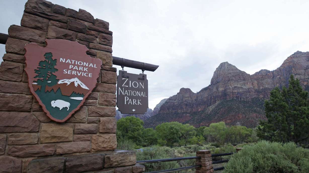 Zion National Park near Springdale, Utah, is pictured on Sept. 15, 2015.