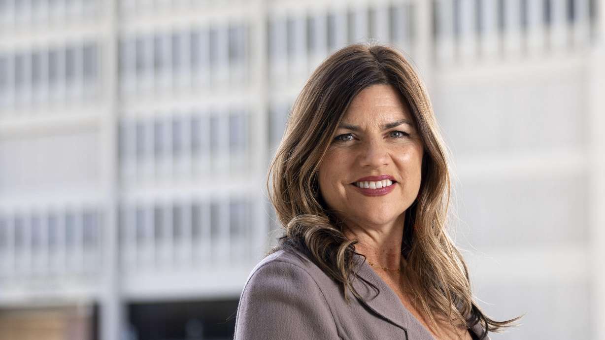 Michelle M. Camacho, the new dean at the College of Social and Behavioral Science, one of the largest colleges at the University of Utah, is photographed on campus in Salt Lake City on Wednesday, Aug. 24.