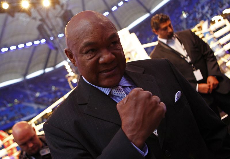 Former heavyweight champion George Foreman at a boxing match in Hamburg, Germany, on July 2, 2011. Two women who accused the American former heavyweight boxing champion George Foreman of sexually abusing them in the 1970s have filed lawsuits in a Los Angeles court.