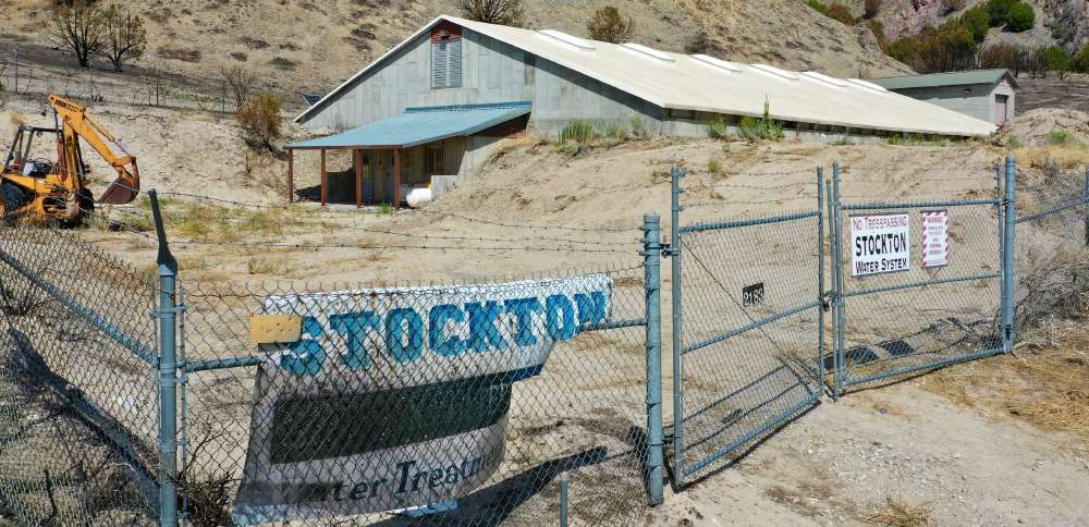 Stockton's water treatment plant is pictured Thursday. The mayor of Stockton warned that the small, rural town needs $3 million to buy a new water system — or the town might need to dissolve.
