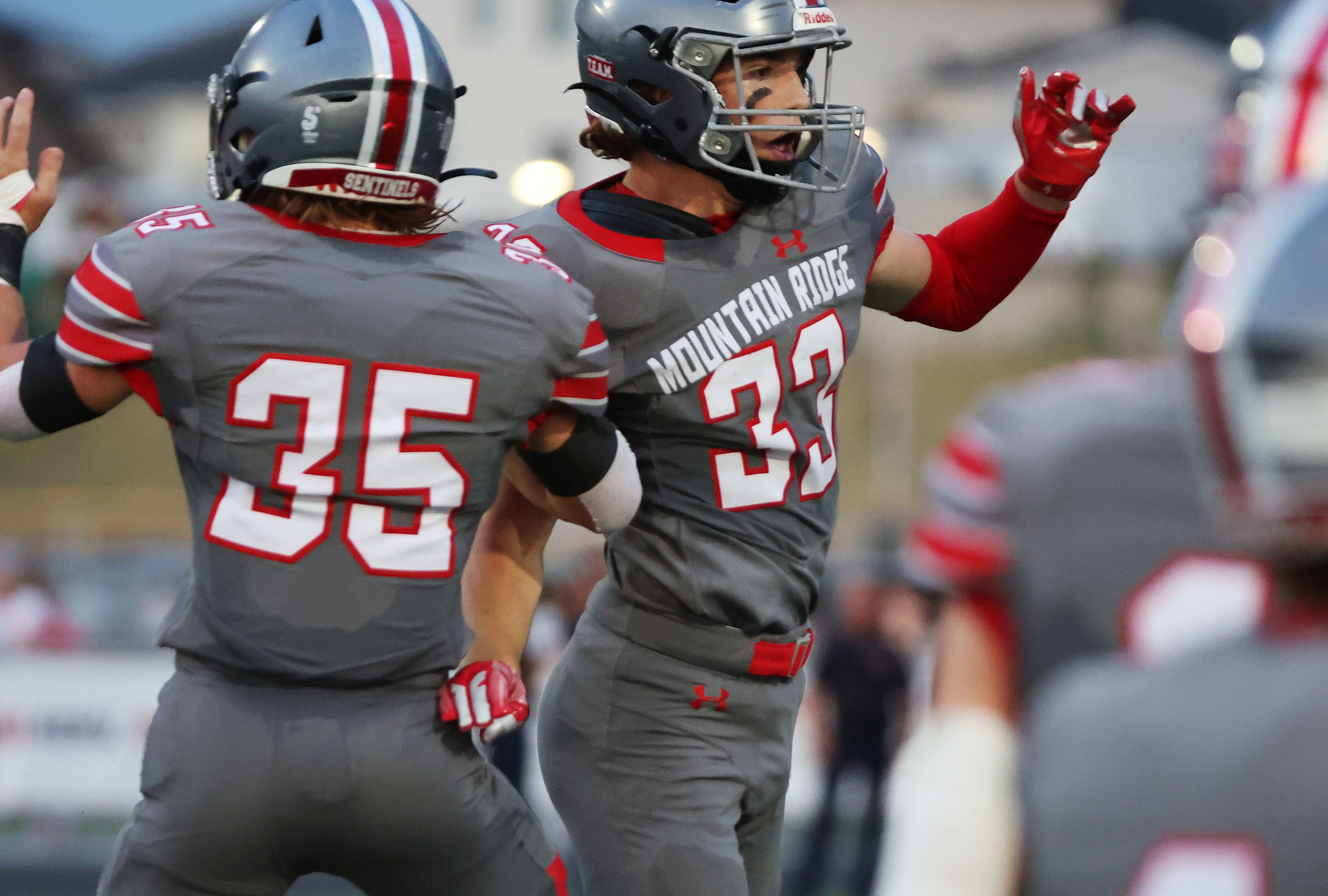 Mountain Ridge and Wasatch play in Herriman on Thursday, Aug. 25, 2022.