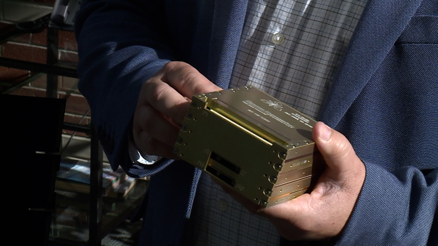 The IRIS radio CubeSat.