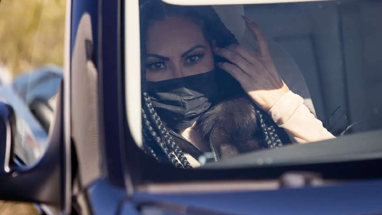 “The Real Housewives of Salt Lake City” star Jen Shah leaves the U.S. District Court in Salt Lake City on March 30, 2021.