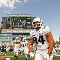 Utah State football's Josh Davis improving after medical issue