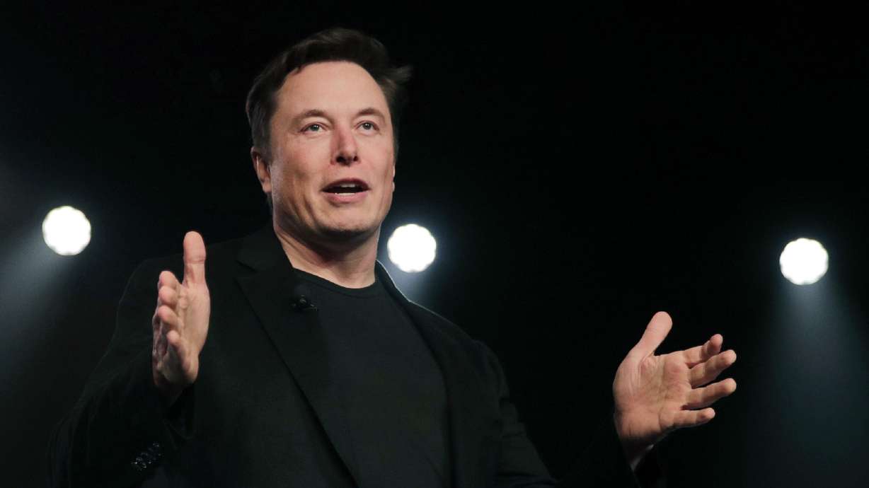 Tesla CEO Elon Musk speaks before unveiling the Model Y at Tesla's design studio in Hawthorne, Calif., March 14, 2019. Musk and Twitter lobbed salvos at each other in the latest round of legal filings over the billionaire Tesla CEO's aborted plan to buy the social media platform.