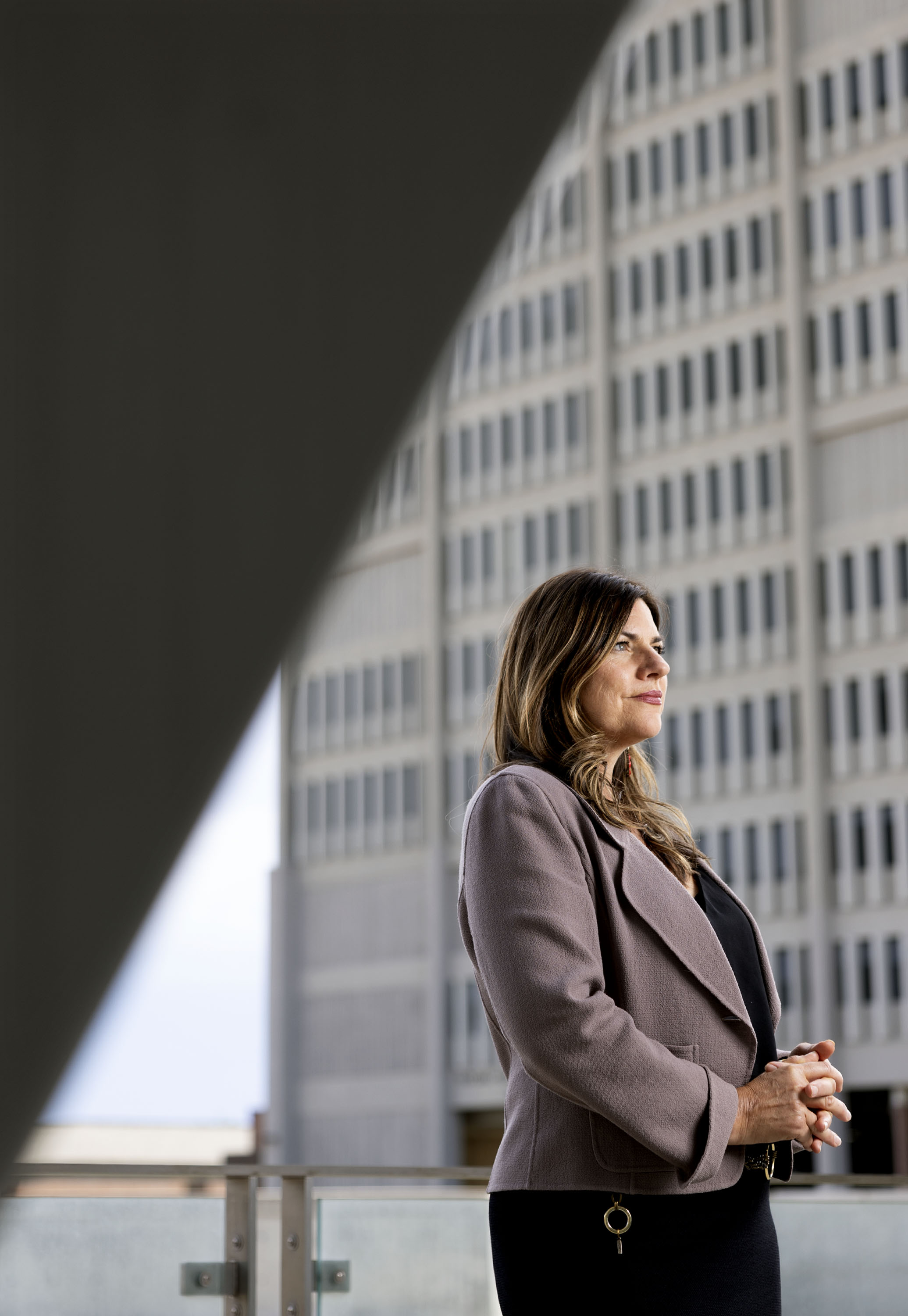 Michelle M. Camacho, Ph.D., the new dean of the College of Social and Behavioral Science, one of the largest colleges on the University of Utah campus, is photographed on campus in Salt Lake City on Aug. 24.