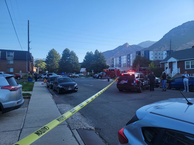 Two children and a driver died Monday after a car drove onto the sidewalk and hit the children, Provo police said.