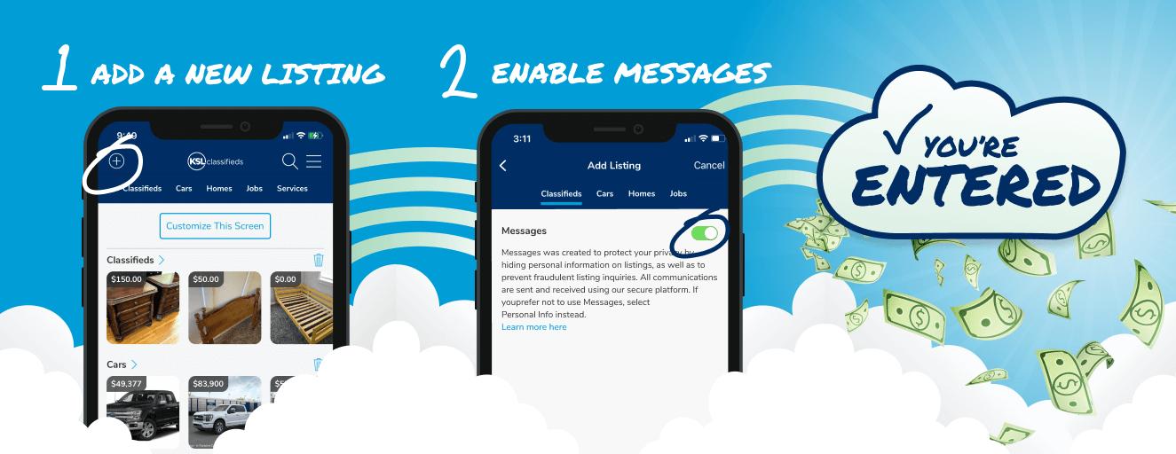 Messages and Lucky Listings: A winning combination from KSL Marketplace