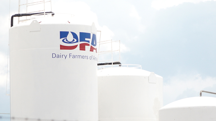 Dairy Farmers of America signage at its operation in Beaver, Utah.