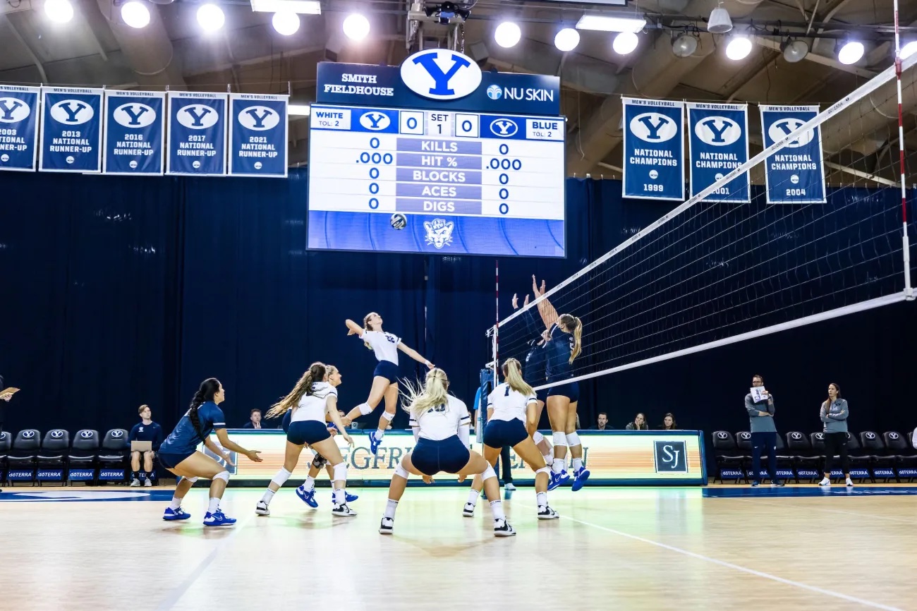 BYUDuke volleyball game What I saw from the stands
