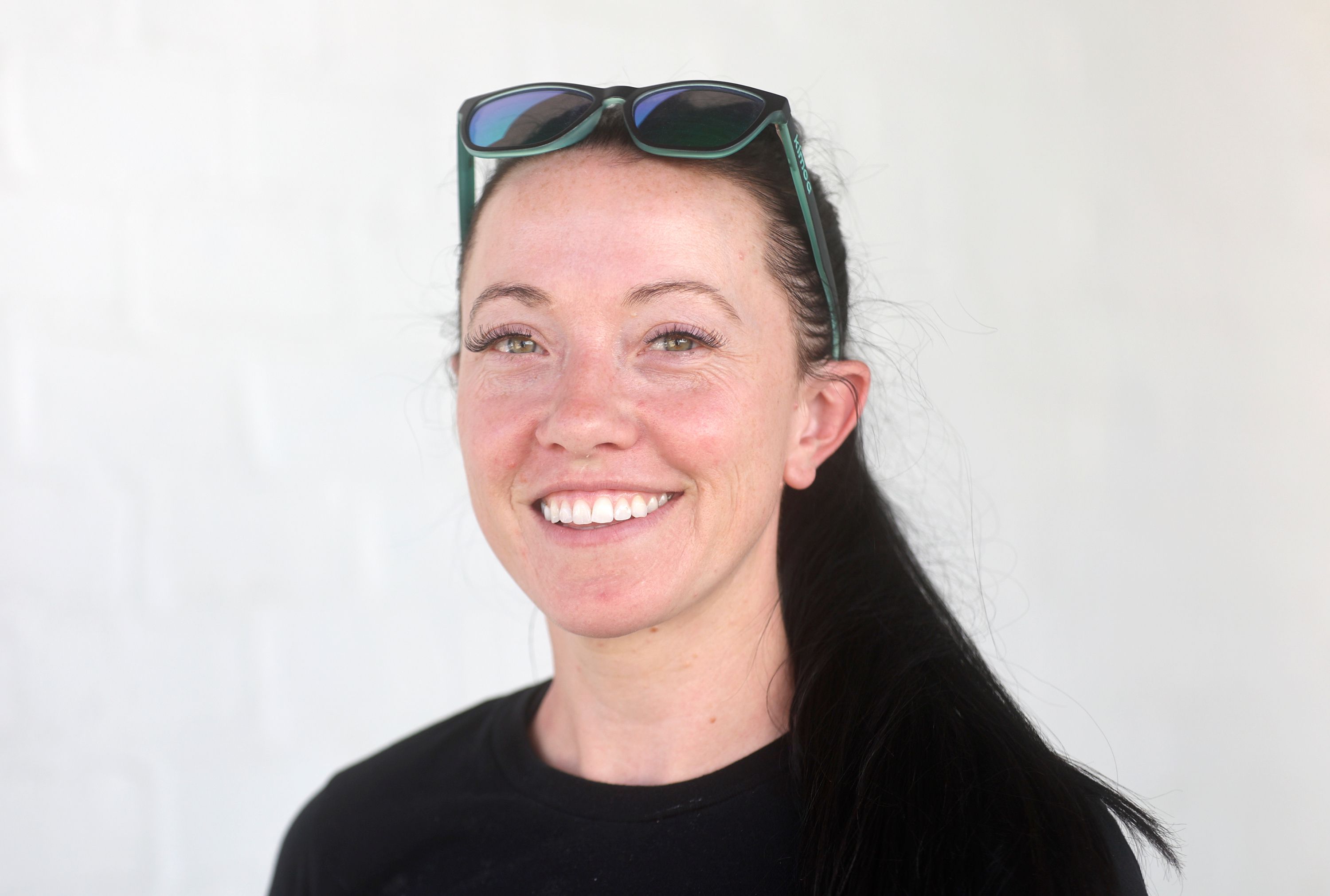 Stephanie Dailey, Steven Dailey Construction general contractor, poses for a portrait outside of a home under construction in Draper on Thursday.