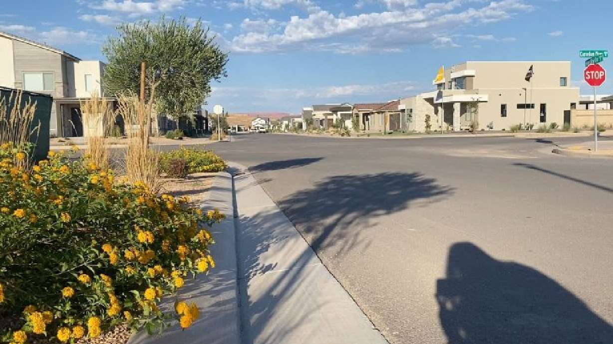 West Fire Sky Drive, St. George, Thursday. A home on this street was broken into Wednesday morning, police say.