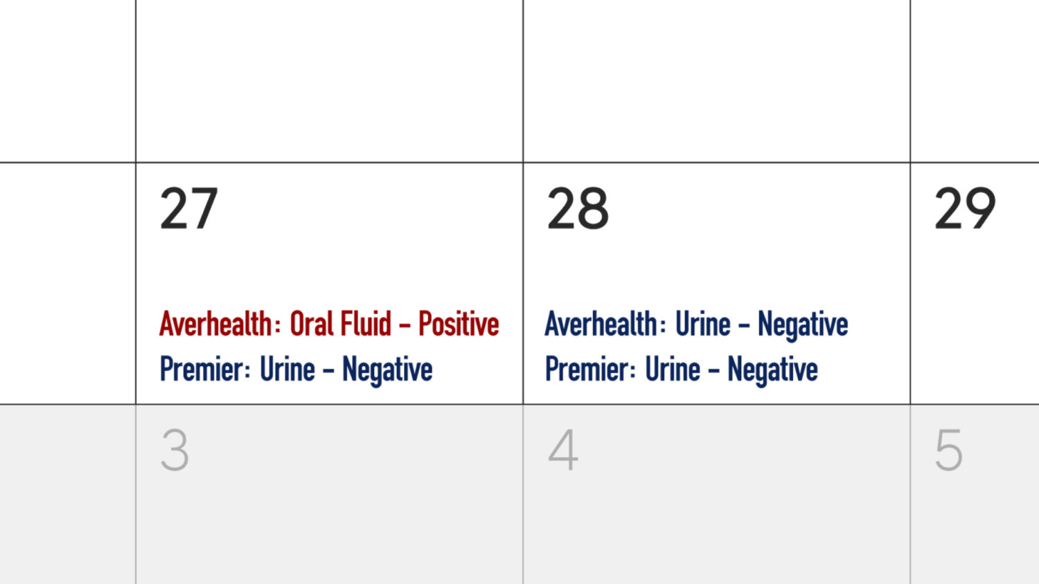 Kalie Jones received conflicting drug test results over a two-day period in July.