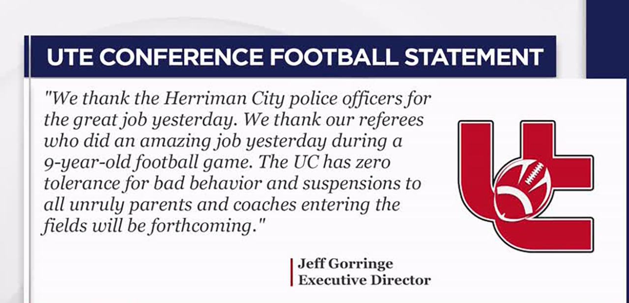 Herriman police investigating parent brawl on field during youth football game
