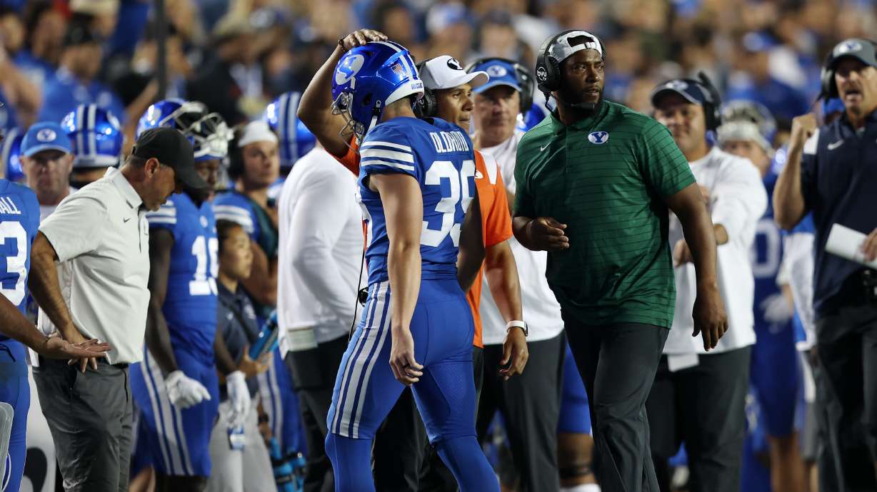 Jaren Hall's embrace of downtrodden kicker tells deeper story of BYU's 'love and learning' | KSL.com Jaren Hall's embrace of downtrodden kicker tells deeper story of BYU's 'love and learning' | KSL.com
