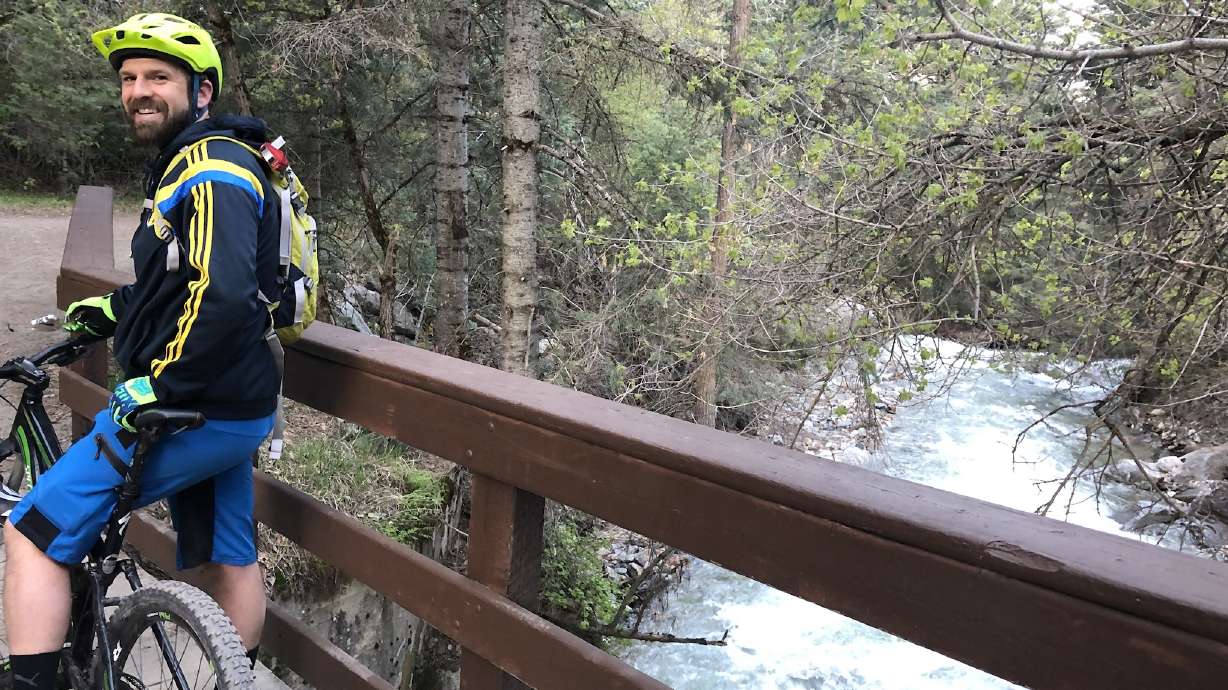 Brad Collins, 38, in this undated photo, was hit by a vehicle and killed in 2022 while riding a bicycle in Murray. The woman who ran a red light because she was late for work and hit him went before the Utah Board of Pardons and Parole Tuesday.