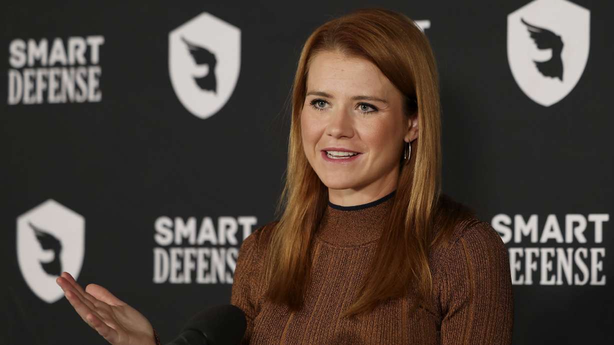 Elizabeth Smart discusses the Smart Defense classes available to Southern Utah University students at the Elizabeth Smart Foundation office in Salt Lake City on Wednesday. The self-defense class founded by Smart is now available to Southern Utah University students.