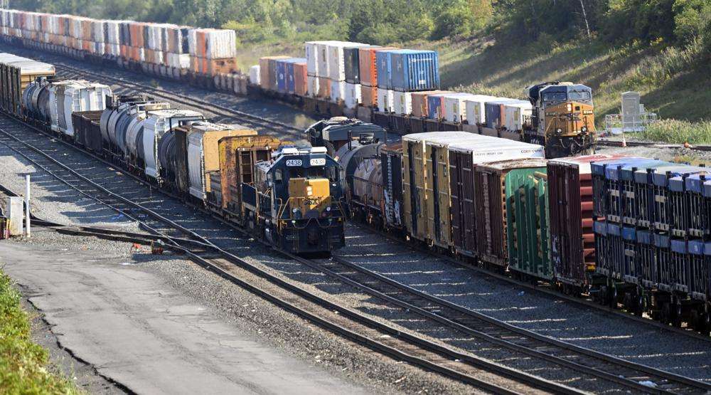 Locomotives are coupled to railway cars at the Selkirk rail yard Wednesday in Selkirk, N.Y. Government officials and a variety of businesses are bracing for the possibility of a nationwide rail strike that would paralyze shipments of everything from crude and clothing to cars, a potential calamity for businesses that have struggled for more than two years due to COVID-19-related supply chain breakdowns.