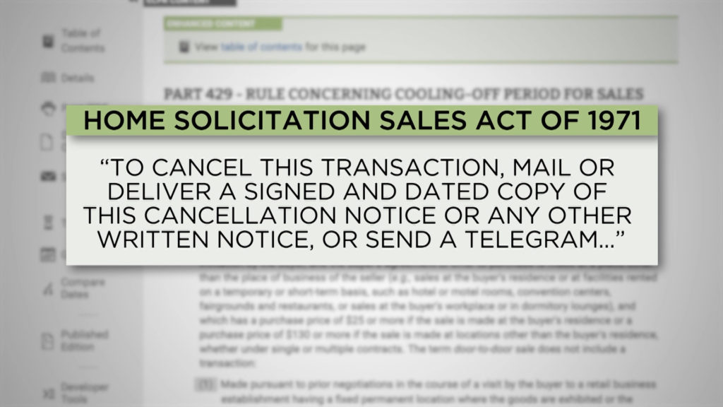 Get Gephardt: Utah man struggles to cancel door-to-door sale