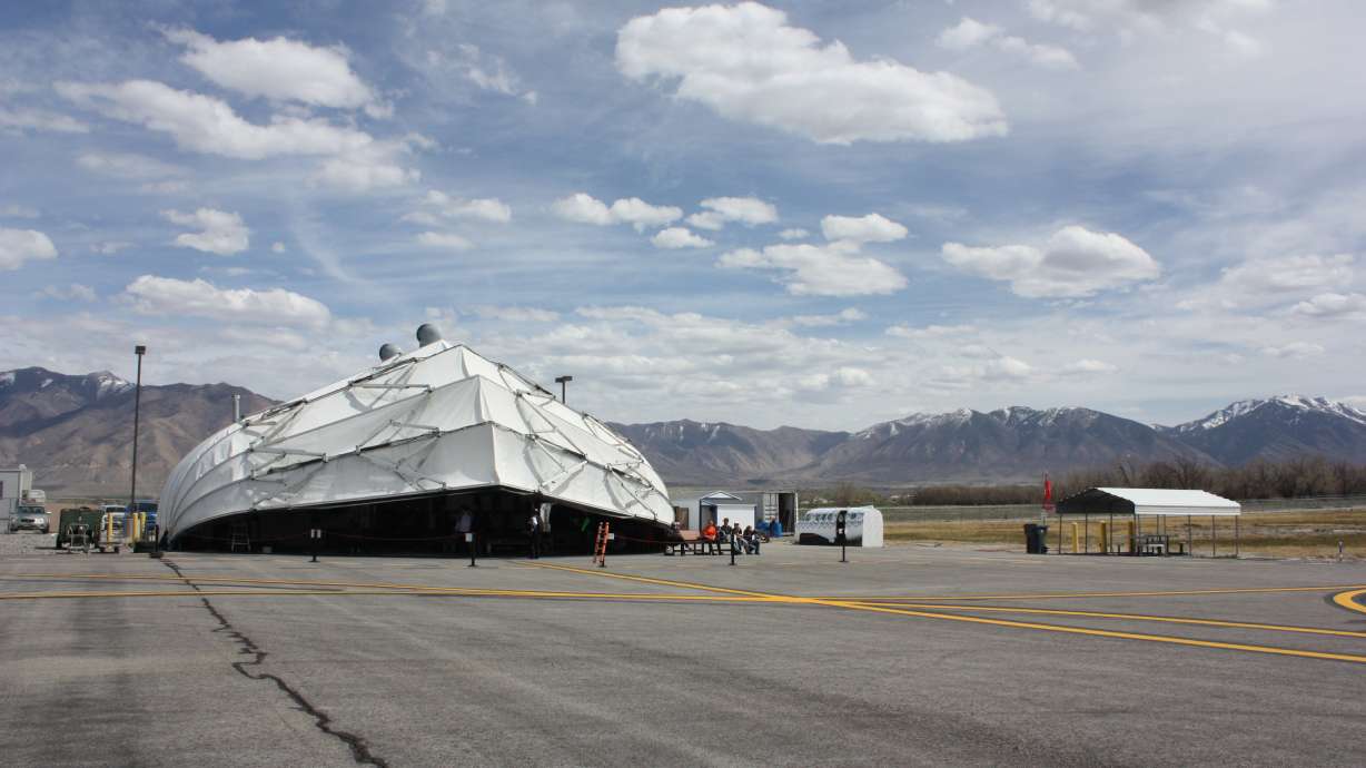 The exterior of the Tooele Valley Airport on Jan. 30, 2015. The Salt Lake City Department of Airports, which operates the facility, is seeking to add new water and sewage utilities to the important small airport.