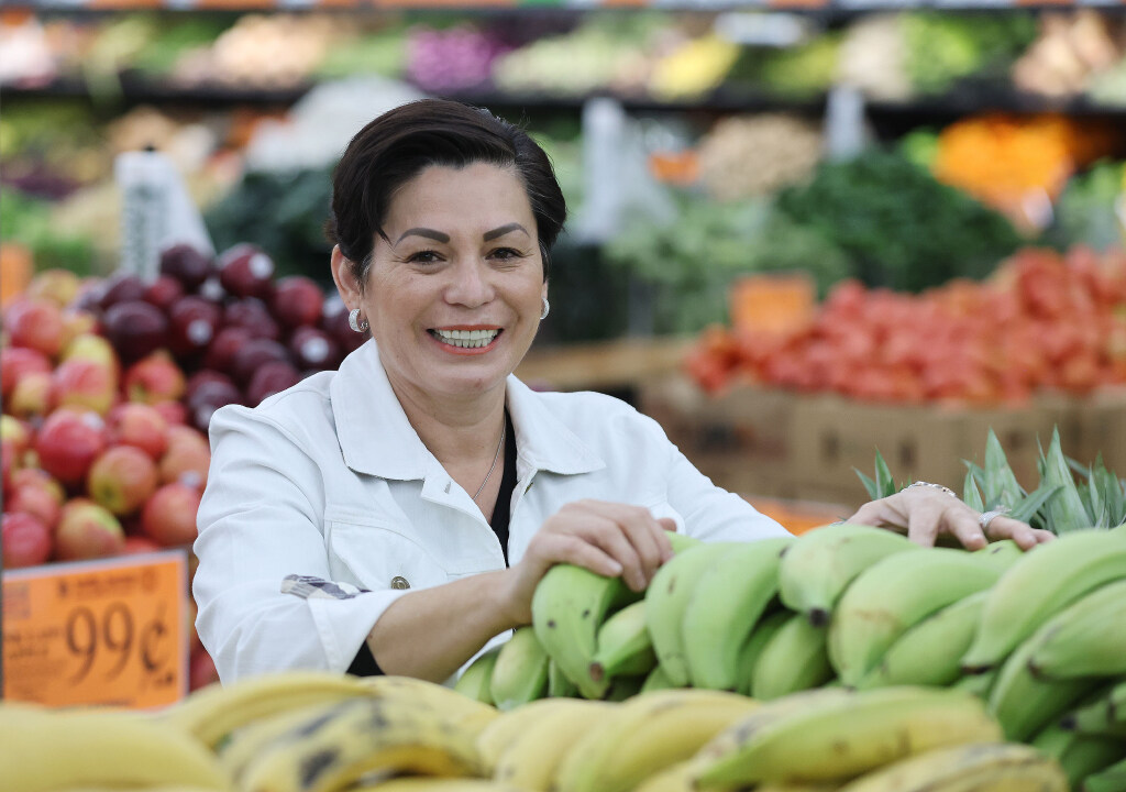 Eli Madrigal, founder and CEO of Rancho Markets, poses at Rancho Market in Clearfield on Tuesday, Sept. 13.