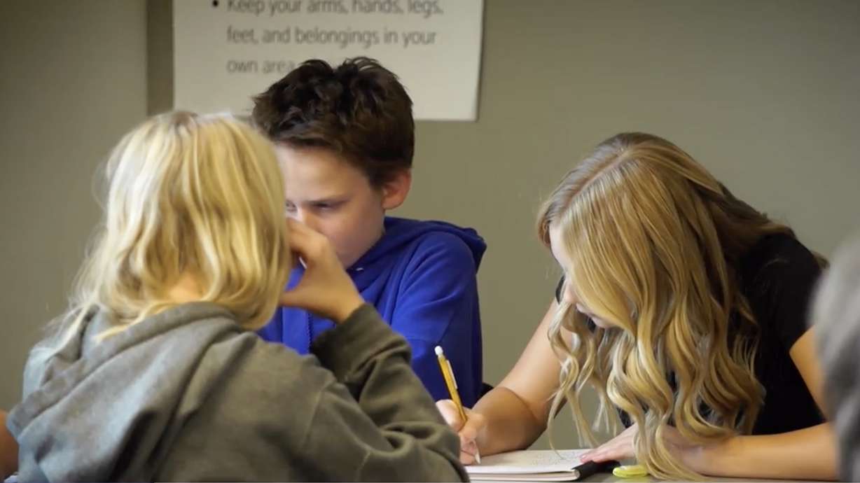 As teachers and students look for ways to balance the use of technology in the classroom, one school in Sandy starts the week off by getting back to the basics with no technology on Mondays.