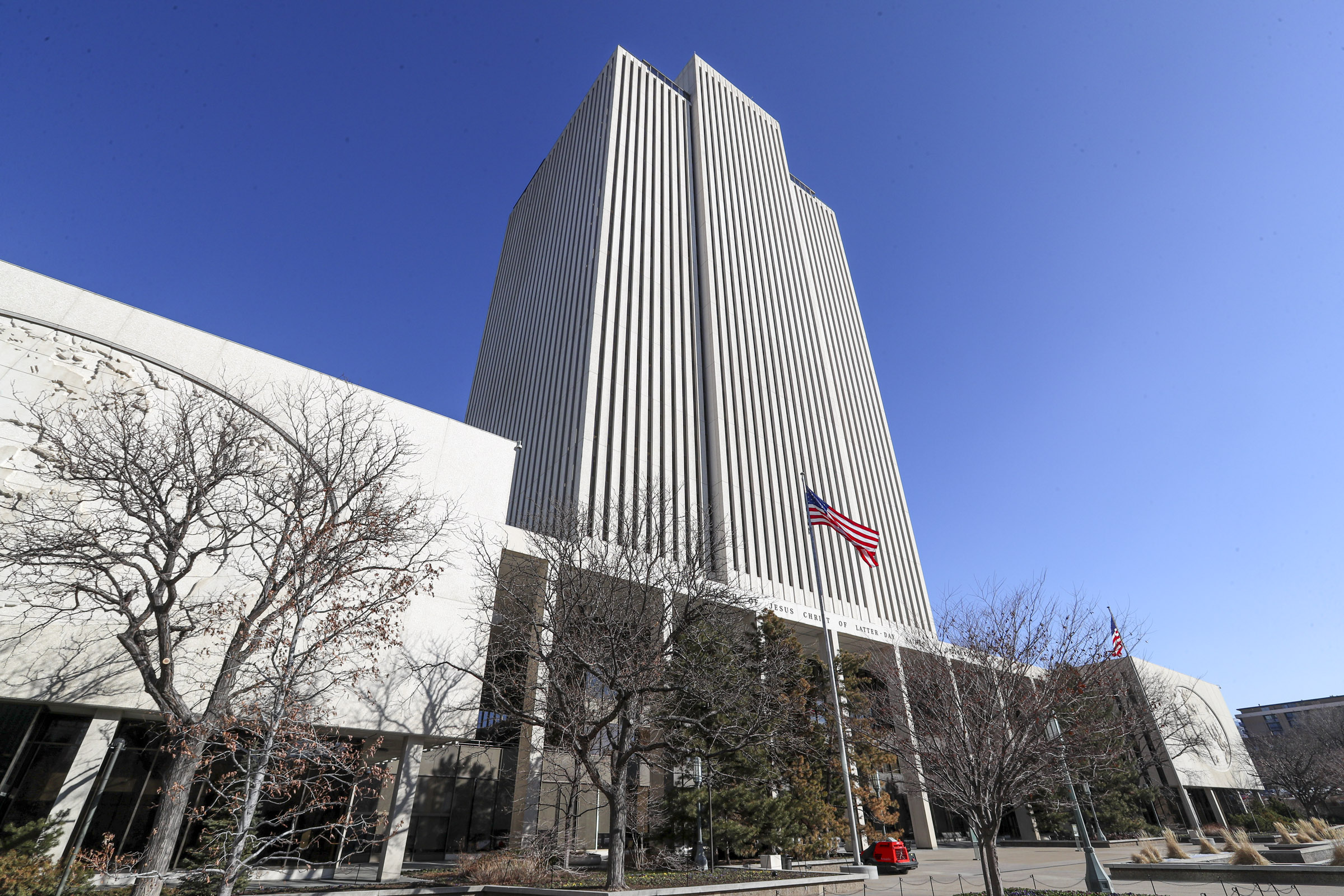 The Office Building of The Church of Jesus Christ of Latter-day Saints in Salt Lake City, Feb. 19, 2020. The First Presidency released a statement on Friday condemning acts of violence in the wake of the assassination of Charlie Kirk.