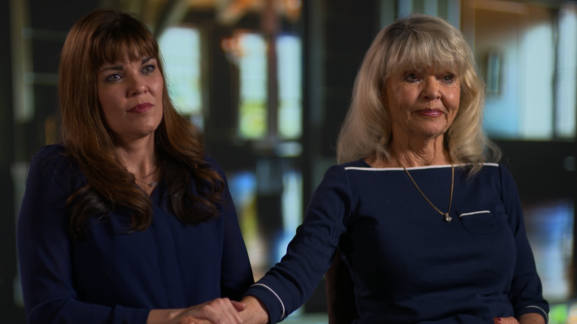 Summer Shiflet, left, and Janis Cox in “The Missing Children of Lori Vallow Daybell.”