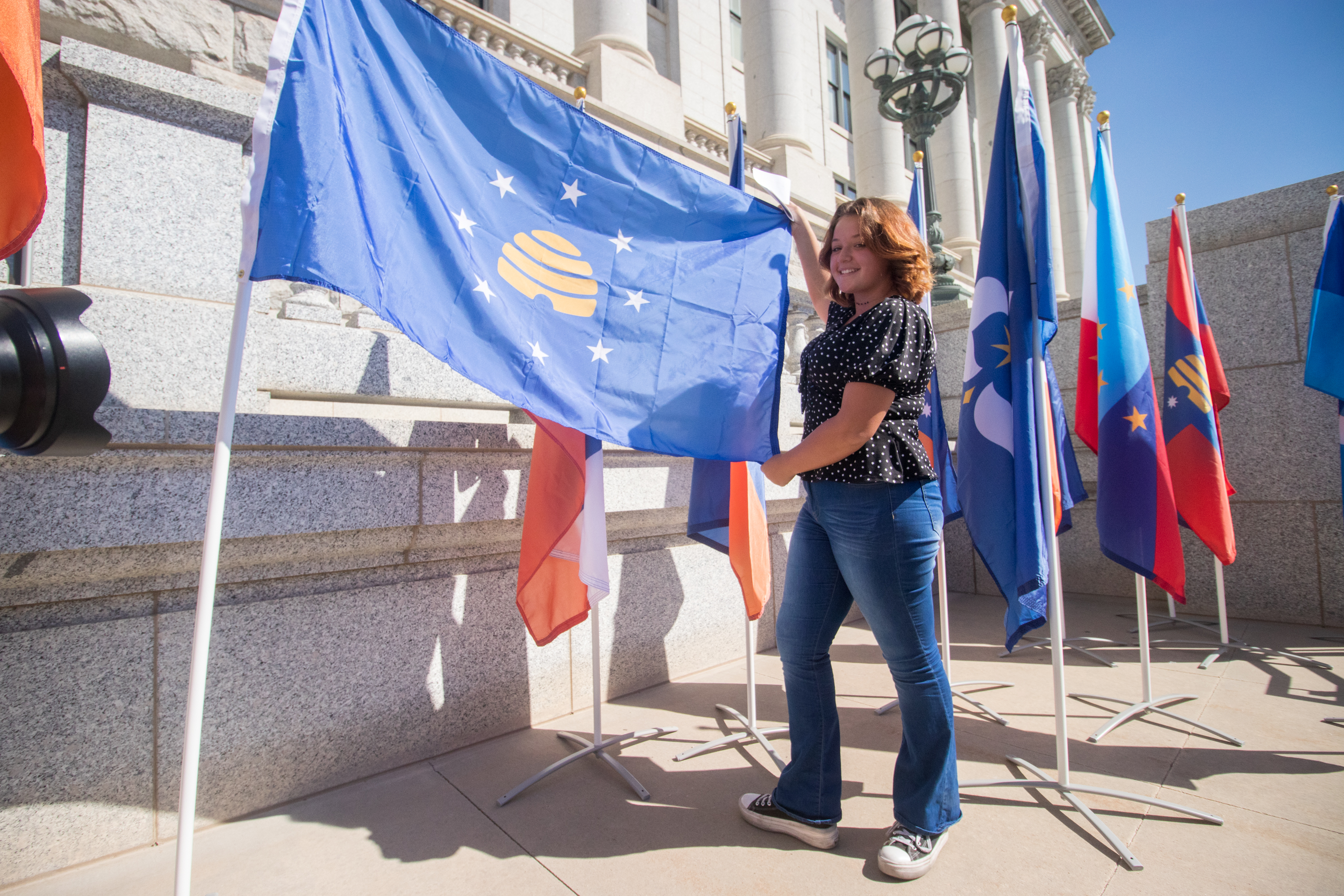 'It's just amazing': Utah's 20 new state flag semifinalist designs reach state Capitol
