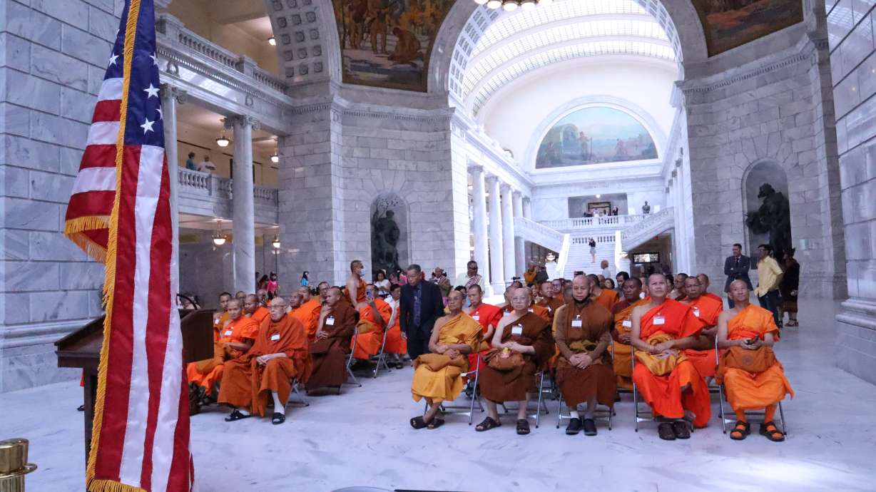 The Lao-American Buddhist Monks Council gathered at the Utah Capitol for its annual general conference on Thursday.