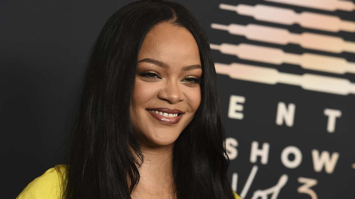 FILE - Rihanna attends an event for her lingerie line Savage X Fenty at the Westin Bonaventure Hotel in Los Angeles on on Aug. 28, 2021. Rihanna is set to star in the Super Bowl in February 2023, the NFL announced Sunday, Sept. 25, 2022.