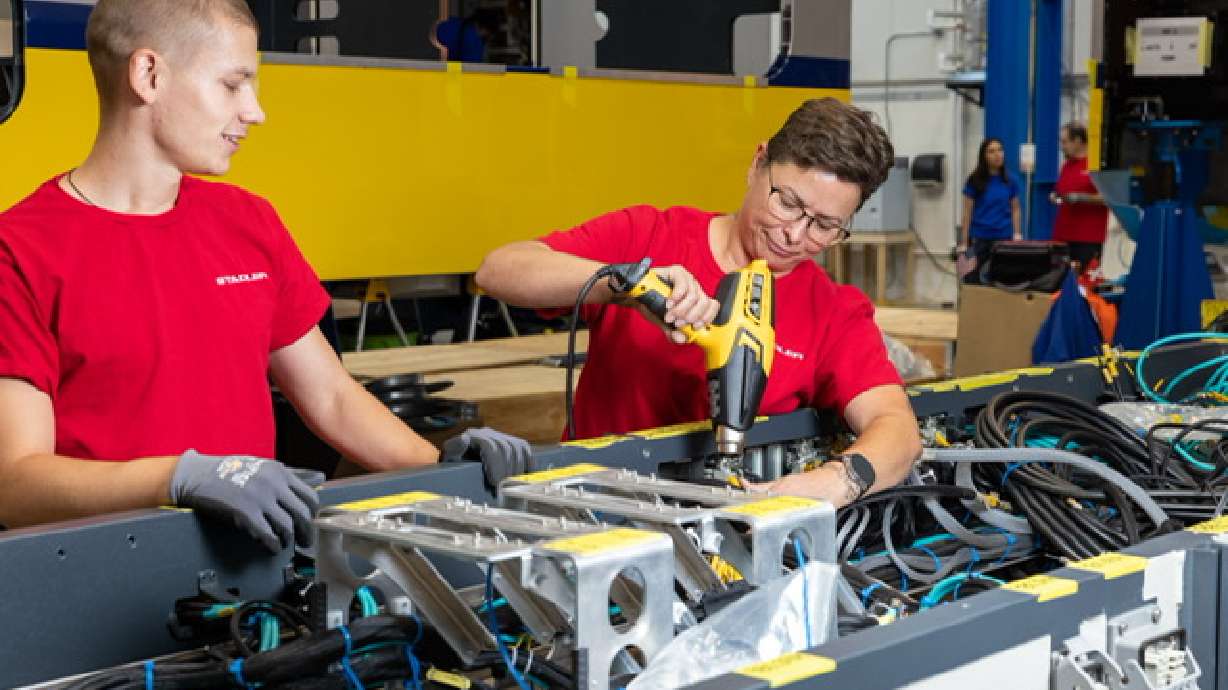 Swiss train manufacturer is looking for a new generation of workers in Utah