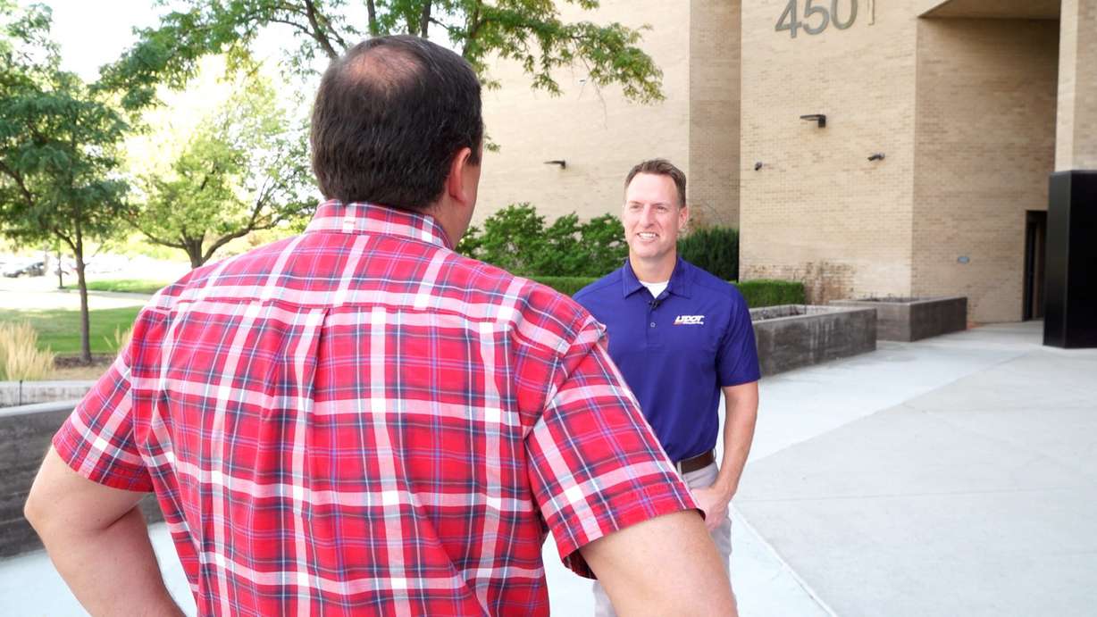 UDOT’s John Gleason explains to KSL’s Matt Gephardt why less than 5% of the pothole damage claims that agency receives are paid out.