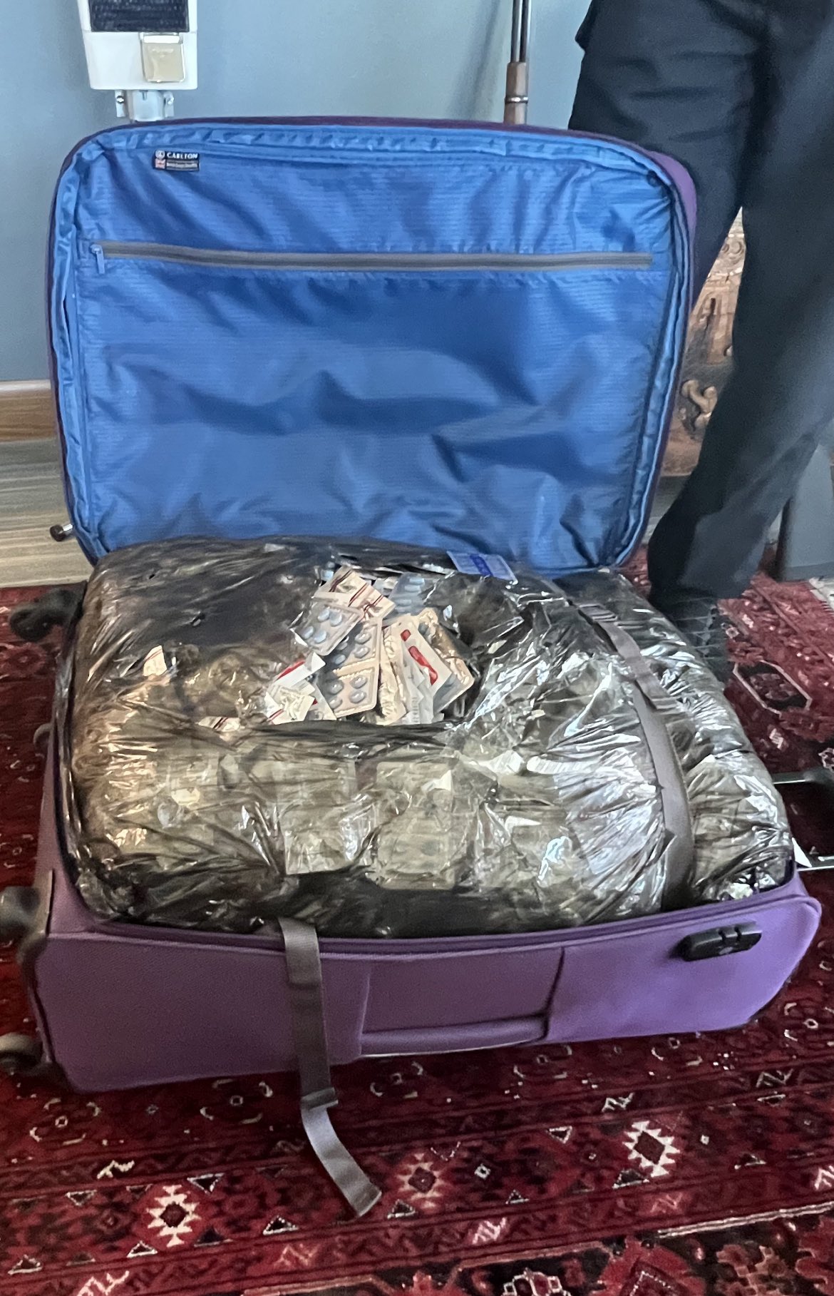 Lost luggage at Salt Lake airport packed full of illegal prescription