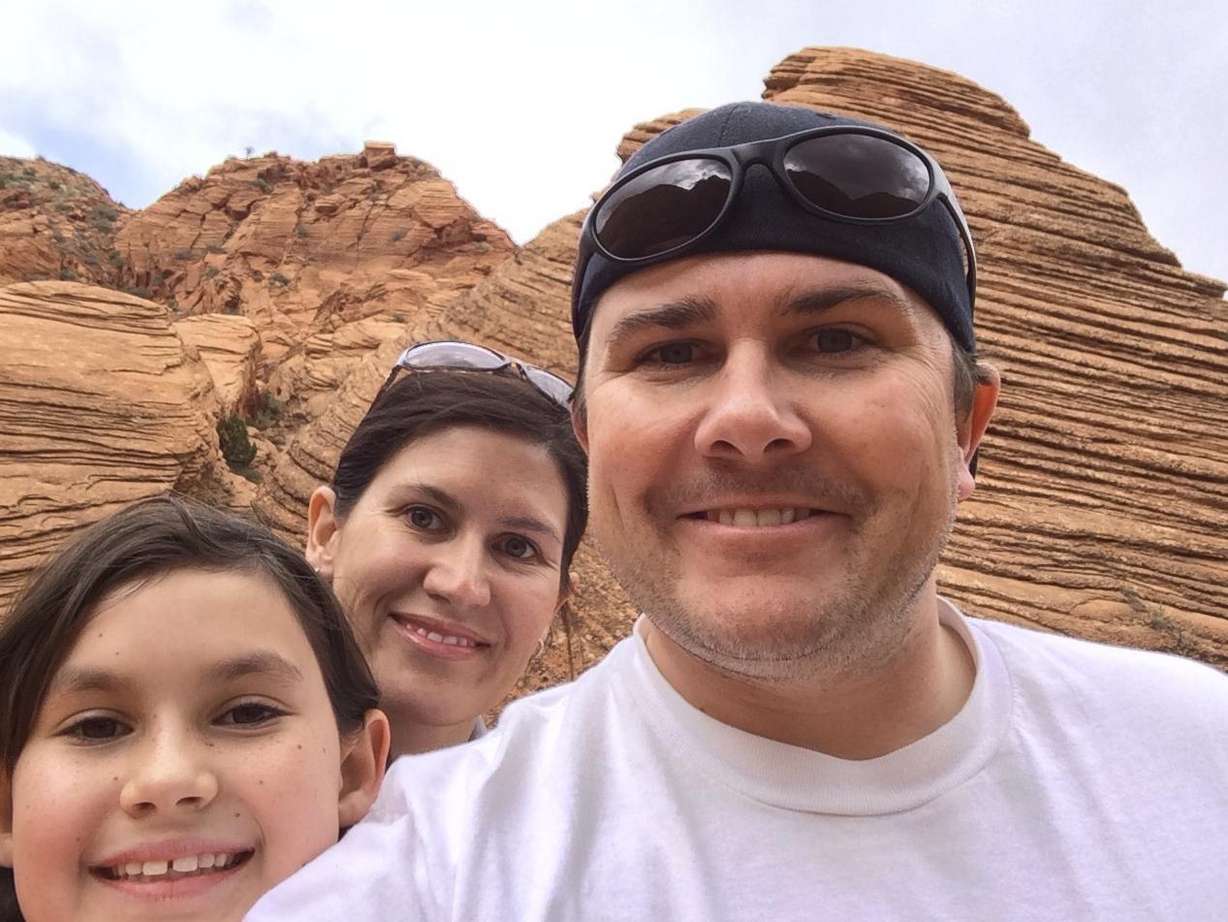 Dave Whitby, his wife Yvette Rodier, center, and daughter Romney Rae.
